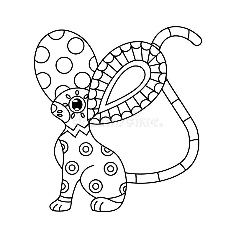 Alebrije of a Cat Mexican Culture Stock Vector - Illustration of mexico, animals: 218097220 Alebrije of a Cat Mexican Culture Stock Vector - Illustration of mexico, animals: 218097220
