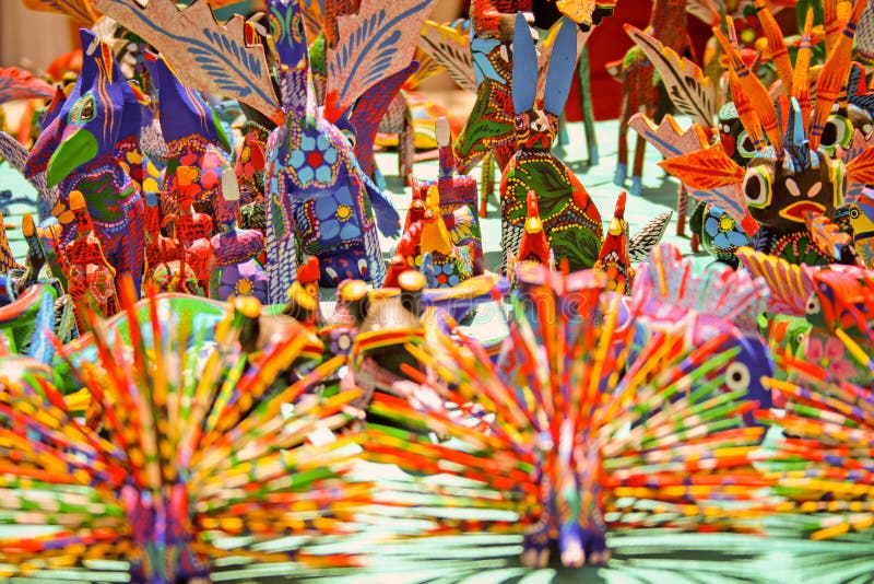 Alebrijes, métiers mexicains typiques d'Oaxaca image stock Alebrijes, métiers mexicains typiques d'Oaxaca image stock