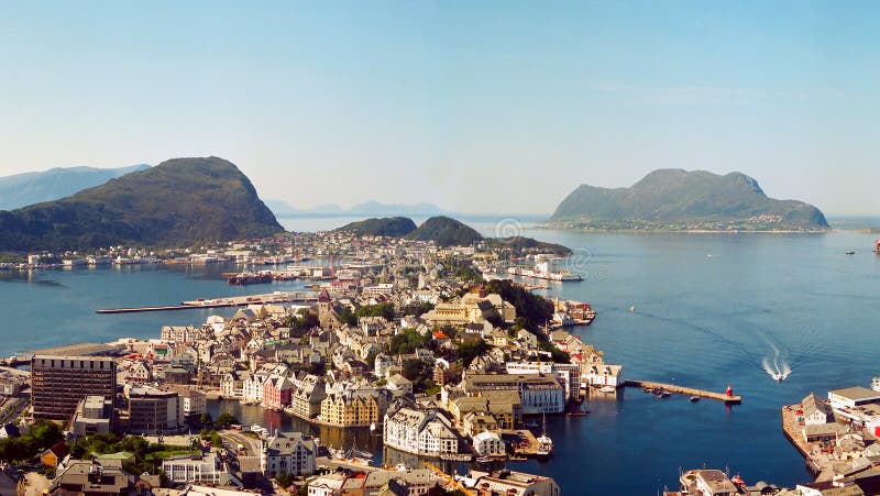 Alesund, Norwegen stockbild Alesund, Norwegen stockbild