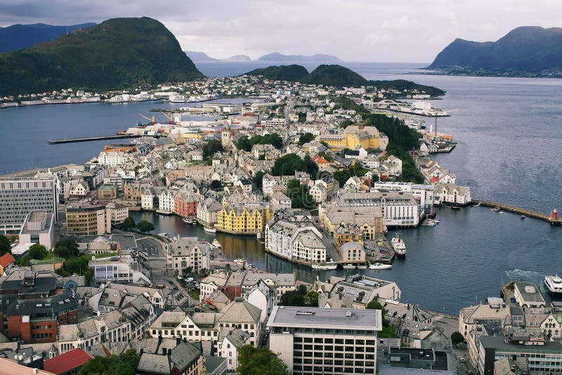 Alesund, Норвегия стоковые изображения Alesund, Норвегия стоковые изображения