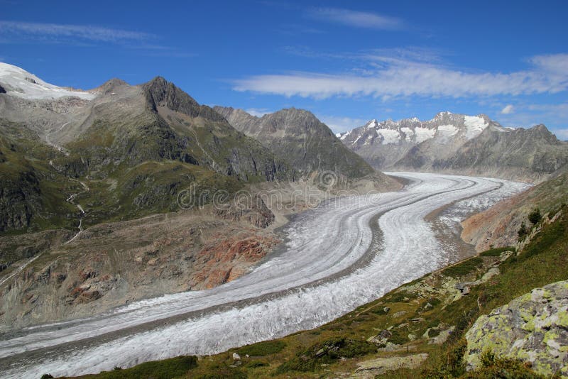 aletschglaciär arkivfoton aletschglaciär arkivfoton