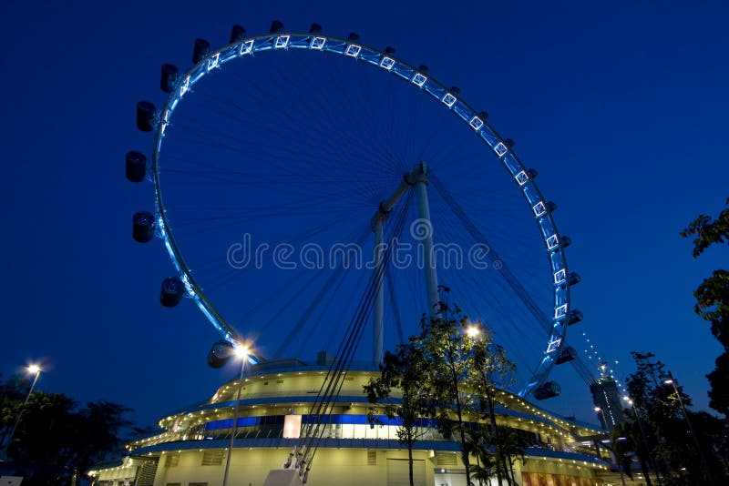 Aletta di filatoio di Singapore fotografie stock Aletta di filatoio di Singapore fotografie stock