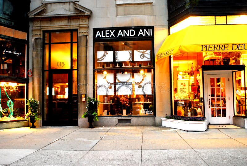 Alex and Ani Jewelry Store, Boston, MA Editorial Stock Image Image of