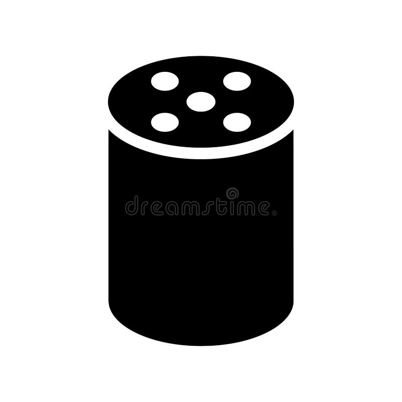 Alexa, Echo, Plus, Smart, Speaker Icon. Black Vector Graphics Stock