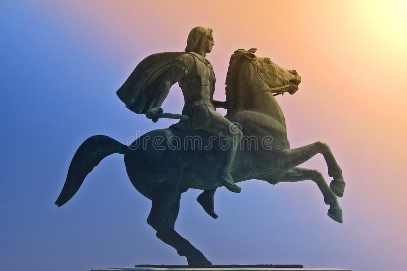Alexander der Große, der berühmte König von Macedon lizenzfreie stockbilder Alexander der Große, der berühmte König von Macedon lizenzfreie stockbilder