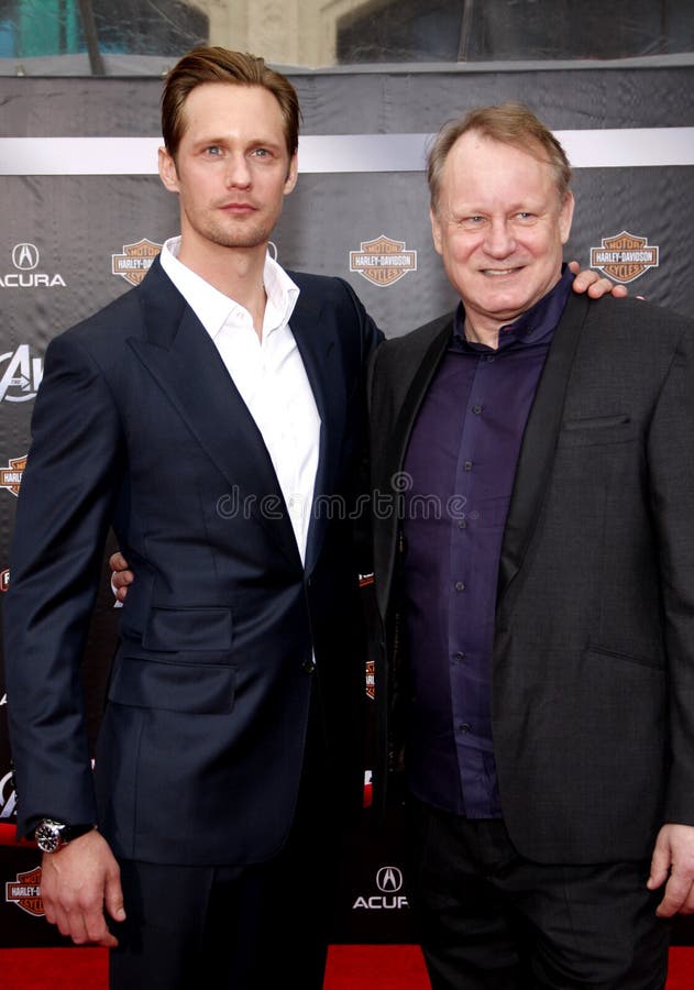 Alexander Skarsgard y Stellan Skarsgard fotos de archivo Alexander Skarsgard y Stellan Skarsgard fotos de archivo