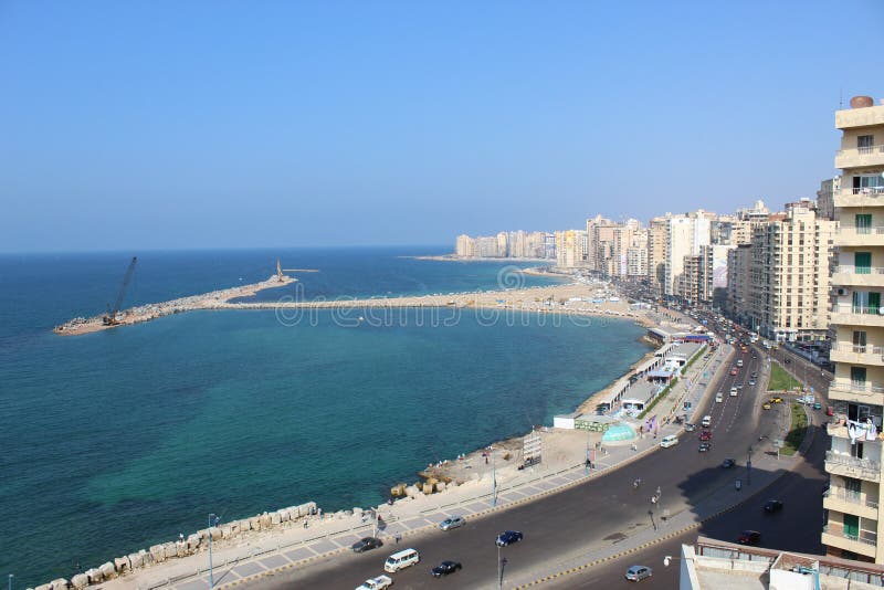 Alexandria Beach stock photo. Image of cloud, shore, wave 28045504