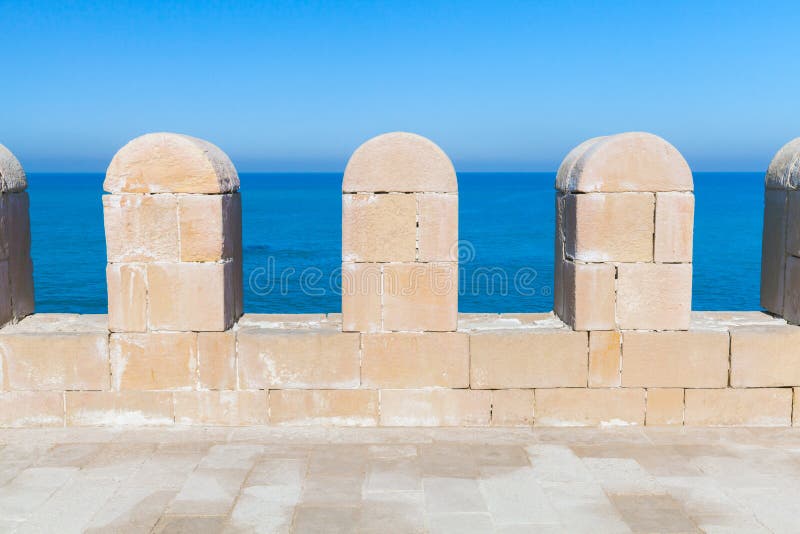 Fortification wall of the Citadel of Qaitbay