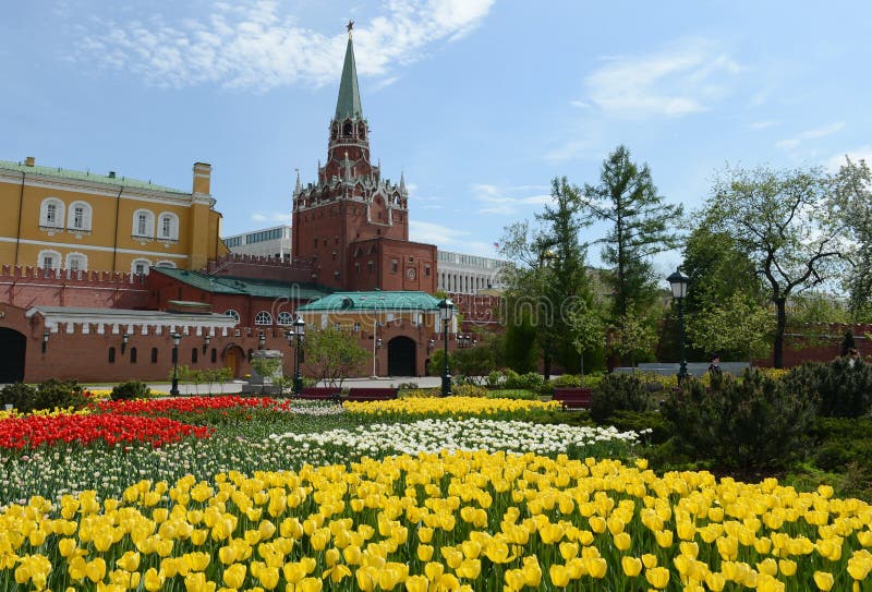Alexandrovskytuin Park in Het Centrum Van Moskou De Datum Van Stichting ...