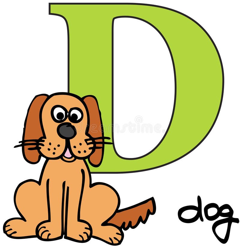 Alfabeto animal D (cão)