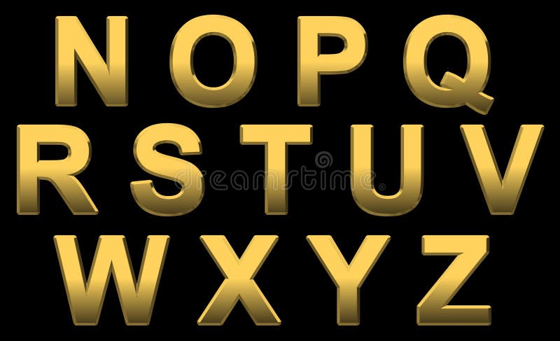 Alfabeto n Z del oro
