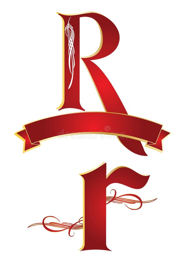 Alfabeto r ilustração do vetor