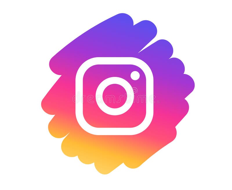 Instagram Social Media Icon Symbol Design Element Editorial Image ...