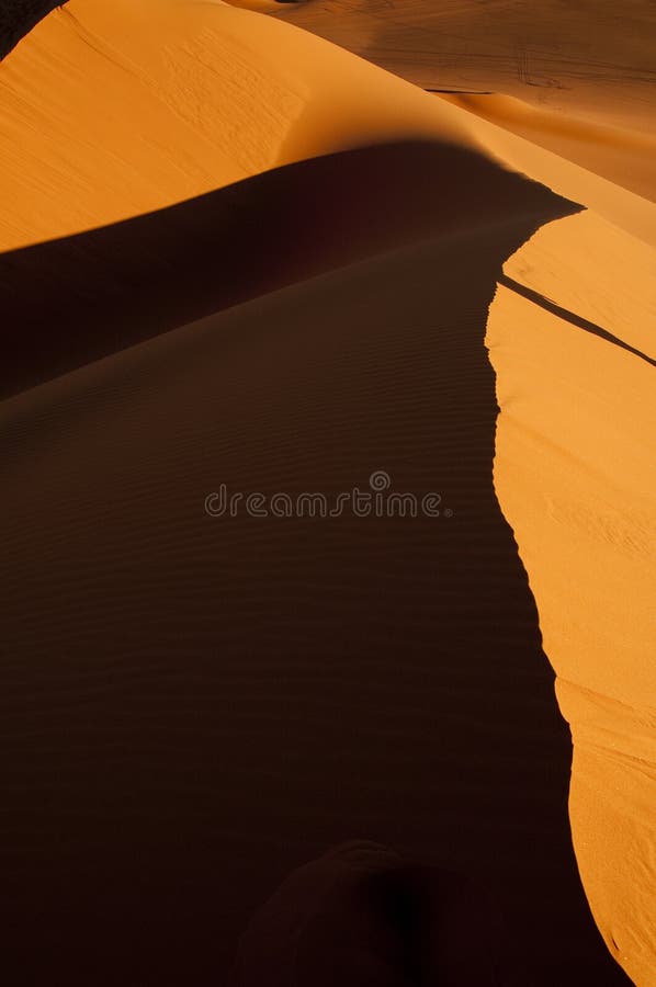 Algeria Sahara dune landscape light game