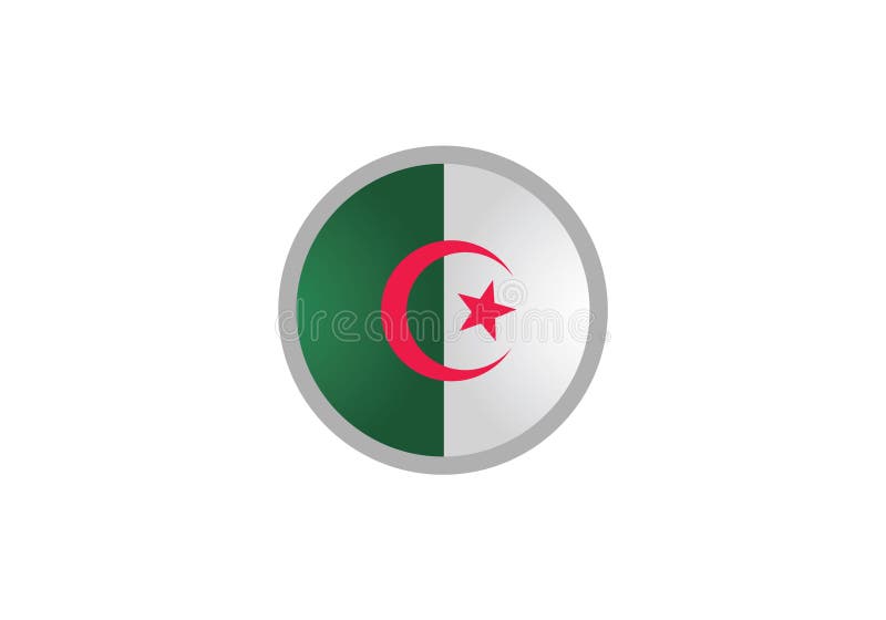 Algeria Flag Round Stock Illustrations – 383 Algeria Flag Round Stock ...