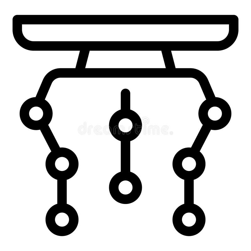Algorithm flowchart showing data processing and analysis vector illustration