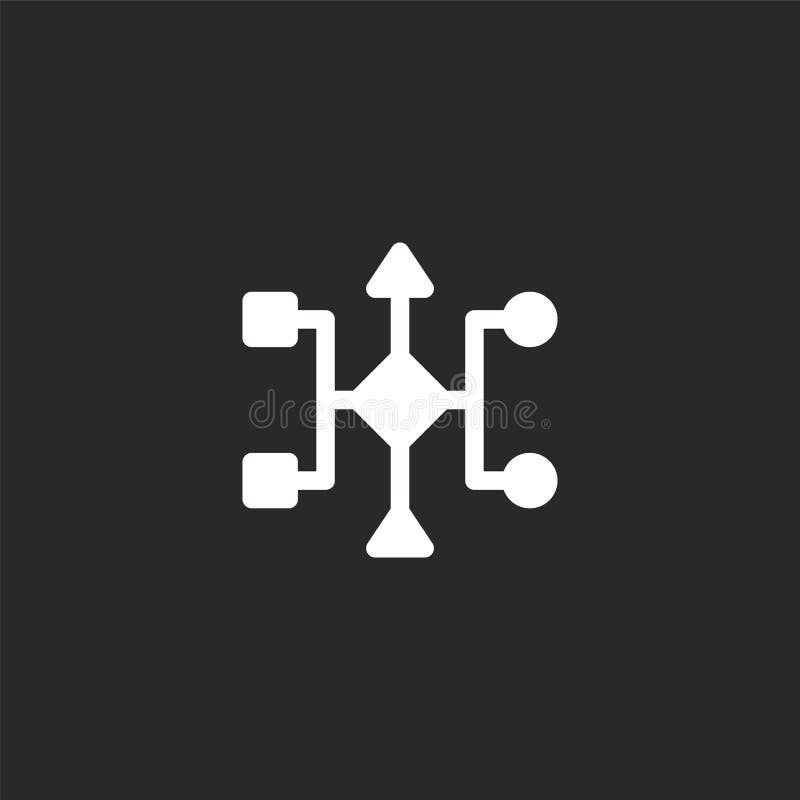 Algorithm Icon. Filled Algorithm Icon for Website Design and Mobile ...