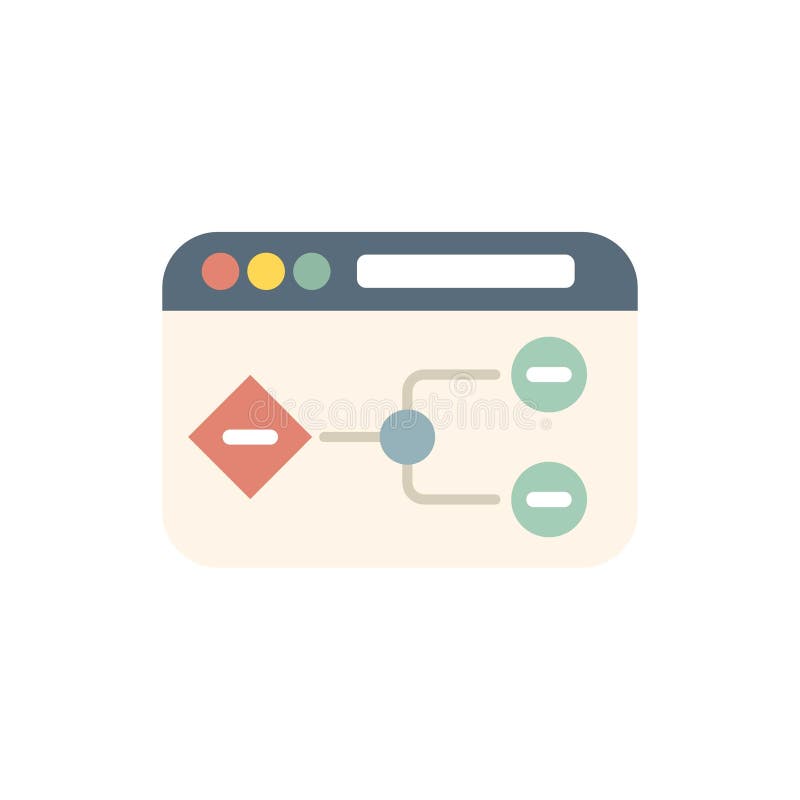 Algorithm showing negative results on computer screen royalty free illustration