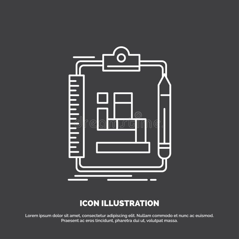 Algorithme, processus, plan, travail, ic?ne de d?roulement des op?rations Ligne symbole de vecteur pour UI et UX, site Web ou app illustration stock Algorithme, processus, plan, travail, ic?ne de d?roulement des op?rations Ligne symbole de vecteur pour UI et UX, site Web ou app illustration stock