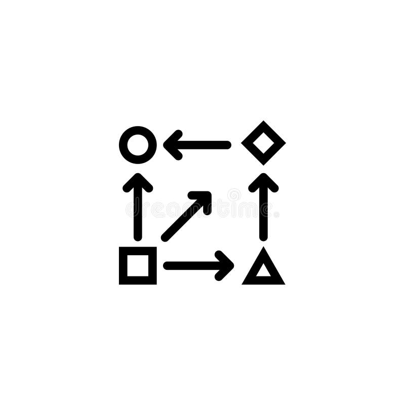 Algorithmusikone, Vektor auf einem weißen Hintergrund lizenzfreie abbildung Algorithmusikone, Vektor auf einem weißen Hintergrund lizenzfreie abbildung