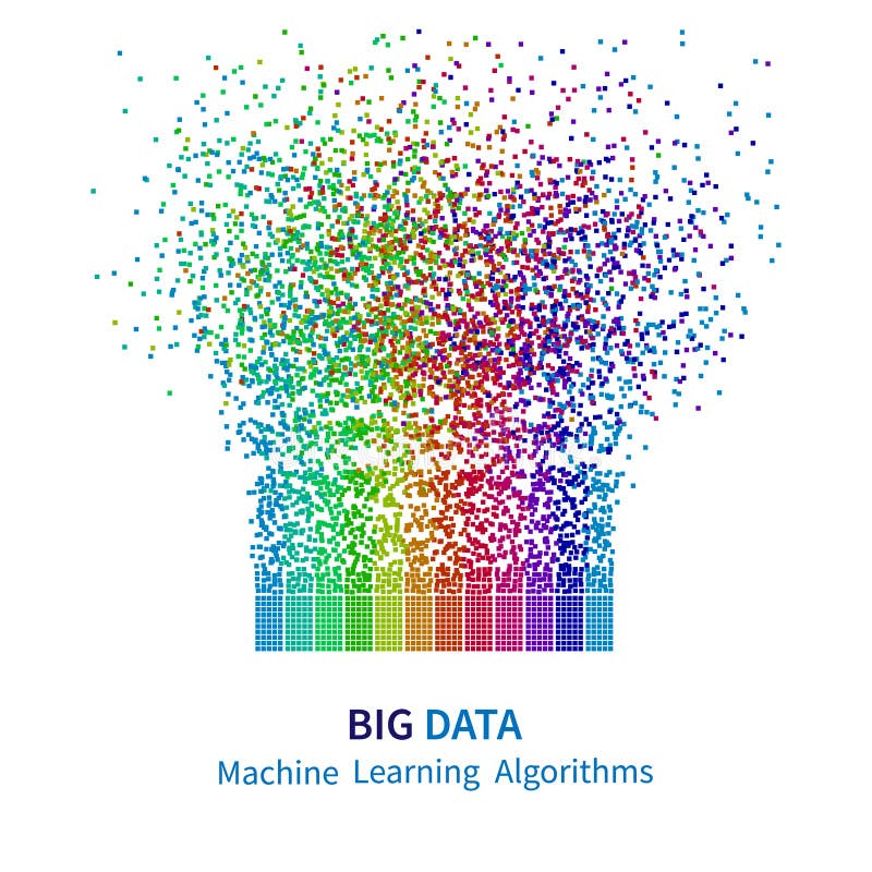 BIG DATA Machine Learning Algorithms. Analysis of Information Minimalistic Infographics Design. Science/Technology Background. Vector Illustration. BIG DATA Machine Learning Algorithms. Analysis of Information Minimalistic Infographics Design. Science/Technology Background. Vector Illustration.