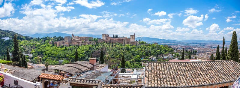 alhambra royalty-vrije stock afbeelding alhambra royalty-vrije stock afbeelding