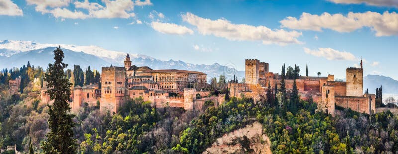 Alhambra de Granada, Andalusia, Spagna fotografie stock Alhambra de Granada, Andalusia, Spagna fotografie stock