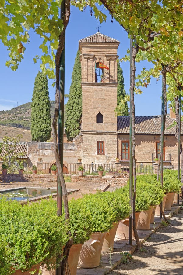 The Alhambra, Granada, Spain royalty free stock photo The Alhambra, Granada, Spain royalty free stock photo