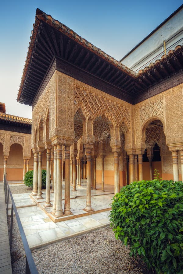 alhambra patio zdjęcia royalty free alhambra patio zdjęcia royalty free