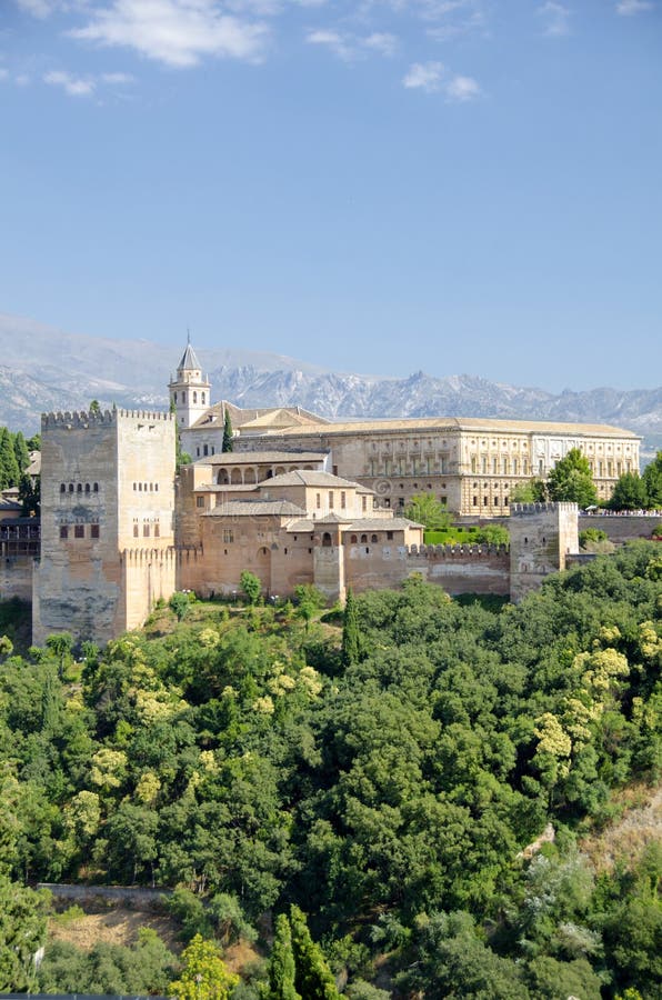 Alhambra pałac w Granada fotografia stock Alhambra pałac w Granada fotografia stock
