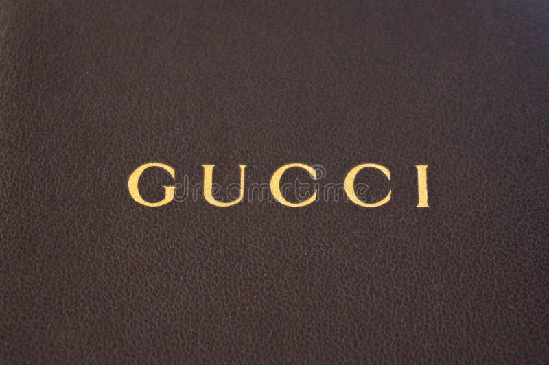 Logo and Texture Gucci Luxury Editorial Stock Photo - Image of fabric ...