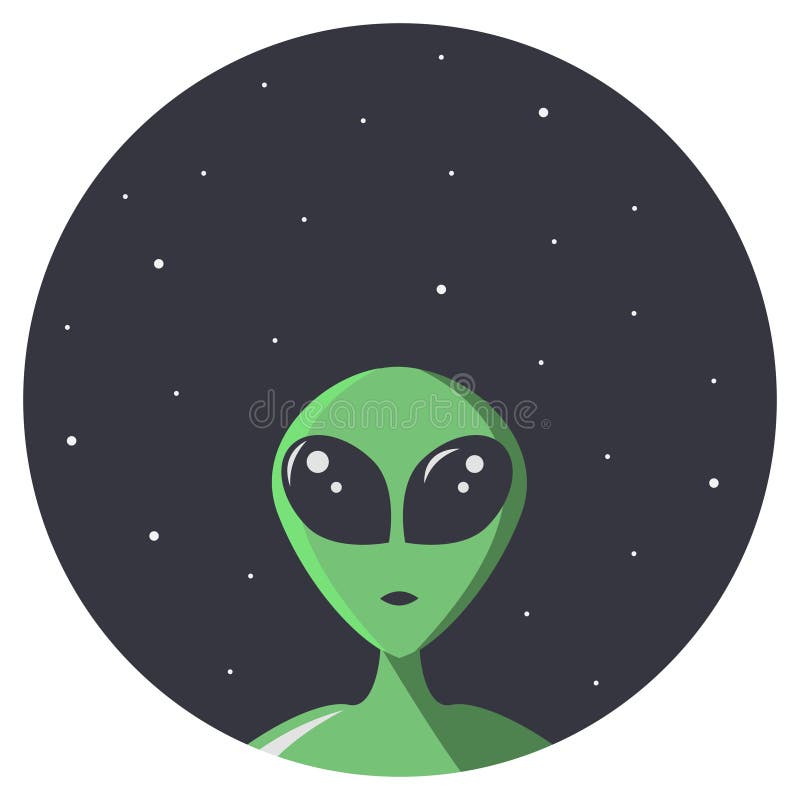 Alien E Cosmonauta Olha Para Nós Através Do Buraco Redondo Do Espaço Com  Estrelas. Extraterrestre E Astronauta Em Estilo De Desenho Animado Plano  Para T-shirt, Impressão Ou Têxtil. Ilustração Vetorial Com Espaço