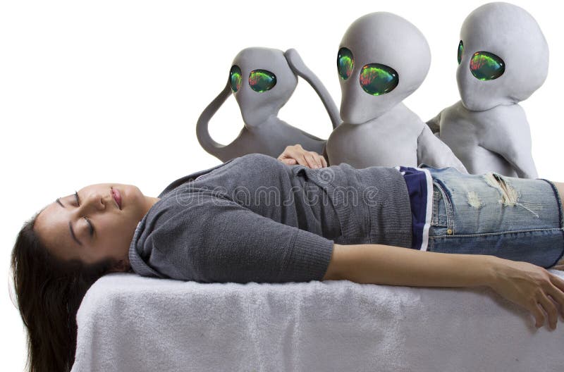 Alien Abduction royalty free stock images