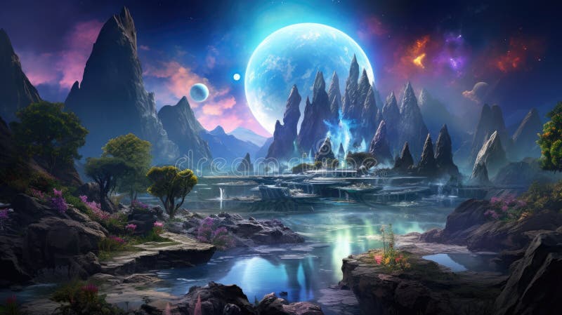 Alien cities, scifi, science fiction, other worlds, alien civilization, cities on other planets, sci-fi, surreal