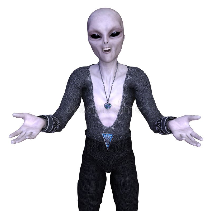Alien royalty free illustration