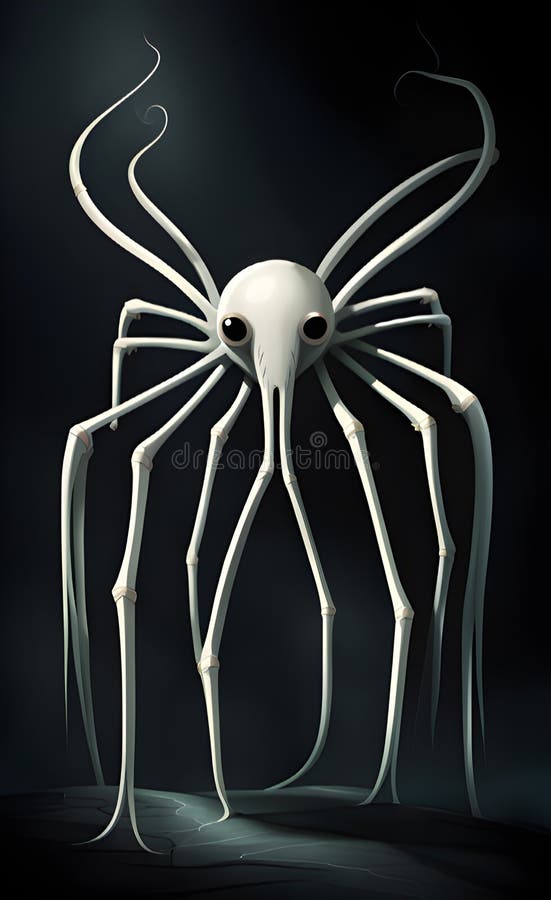 Alien and monster with big eyes, vector illustration.