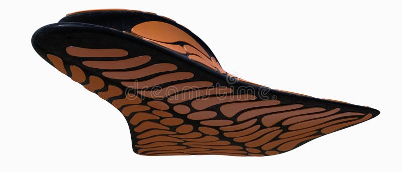 Alien spaceship stock illustration