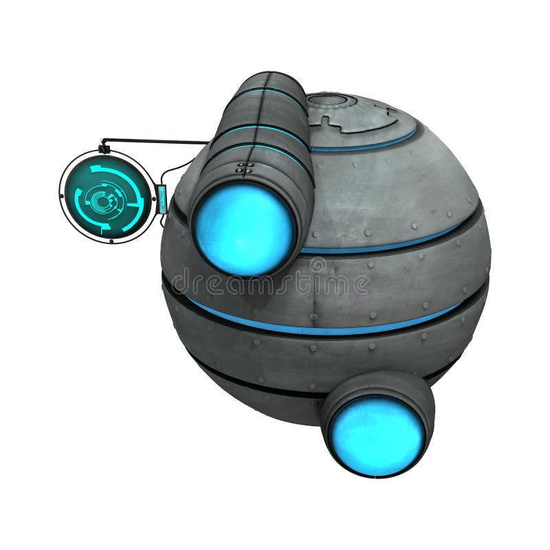 Alien Spaceship vector illustration