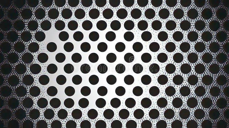 Aligned Pattern with Gradient Dots in High Precision royalty free illustration