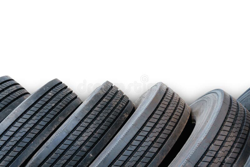 Car New Tires Alignment Isolated on White Stock Photo Image of