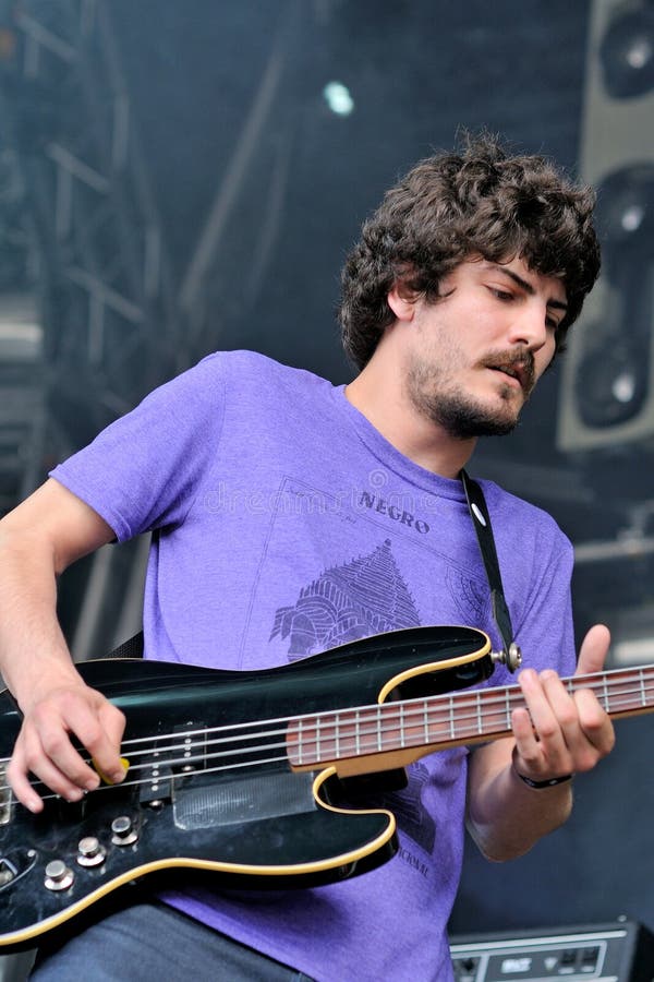 Aliment band, perform at Heineken Primavera Sound 2013 Festival. BARCELONA - MAY 22: Aliment band, perform at Heineken Primavera Sound 2013 Festival, Ray-Ban royalty free stock photography Aliment band, perform at Heineken Primavera Sound 2013 Festival. BARCELONA - MAY 22: Aliment band, perform at Heineken Primavera Sound 2013 Festival, Ray-Ban royalty free stock photography