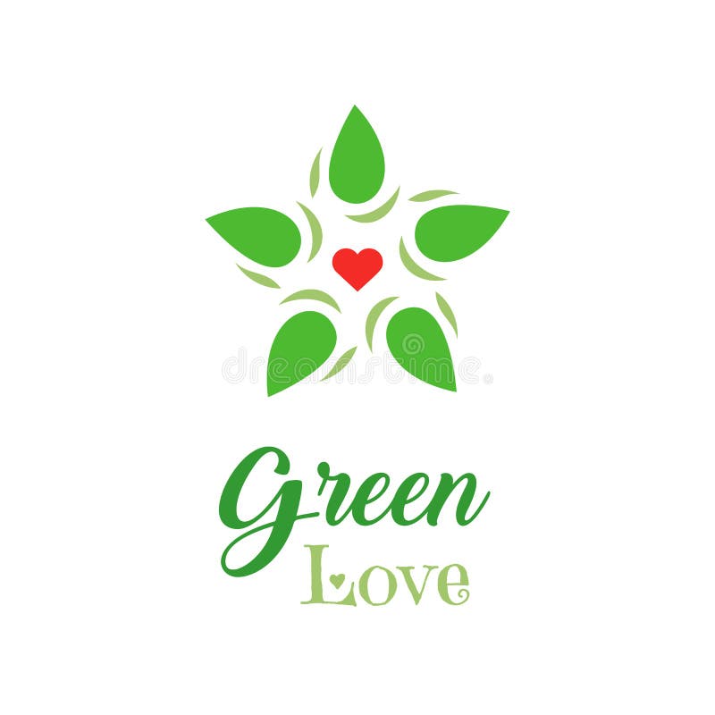 Alimento biológico del logotipo Lema verde del amor en el fondo blanco Icono de las letras de la mano Productos amistosos de Eco ilustración del vector Alimento biológico del logotipo Lema verde del amor en el fondo blanco Icono de las letras de la mano Productos amistosos de Eco ilustración del vector