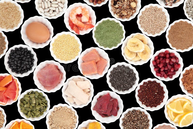 Alimento da dieta saudável foto de stock