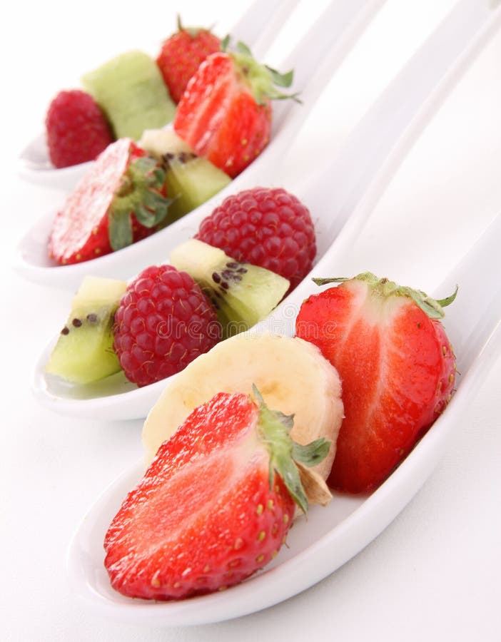 Petiscos com frutas foto de stock royalty free