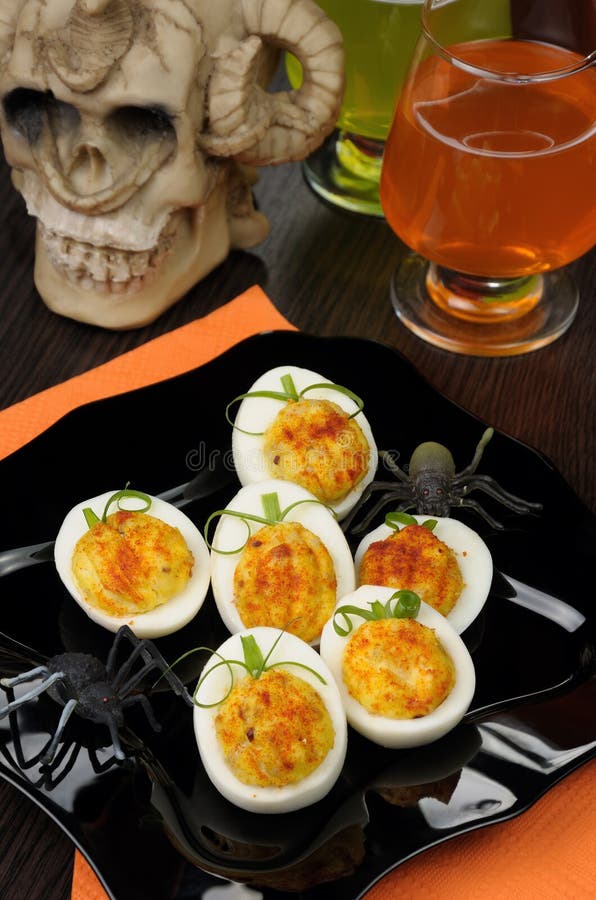 Alimento de Dia das Bruxas imagens de stock royalty free