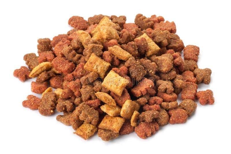 Cibo secco per gatti immagini stock