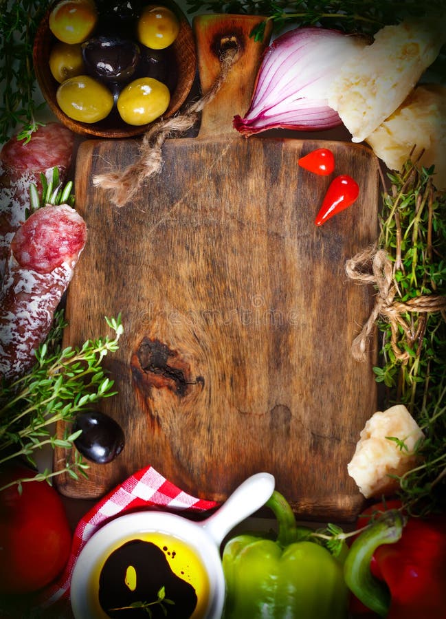 Alimento italiano foto de stock royalty free Alimento italiano foto de stock royalty free