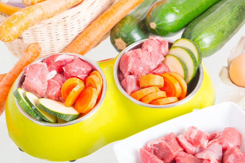 Alimento para cães natural imagens de stock Alimento para cães natural imagens de stock