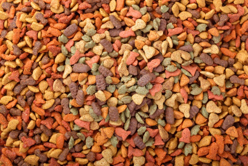 alimento para cães seco do gato nos grânulo fotografia de stock alimento para cães seco do gato nos grânulo fotografia de stock