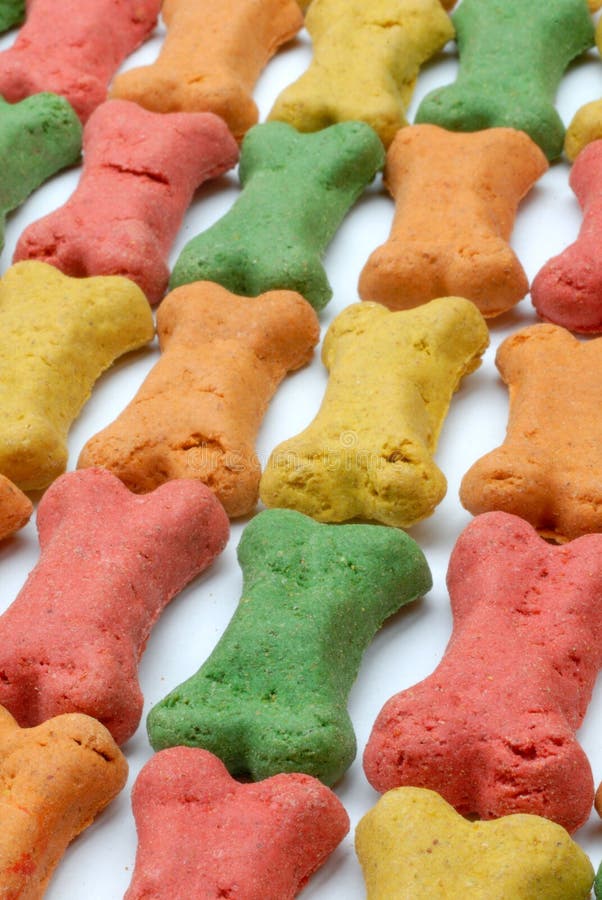 Background, colored food for dogs. Background, colored food for dogs